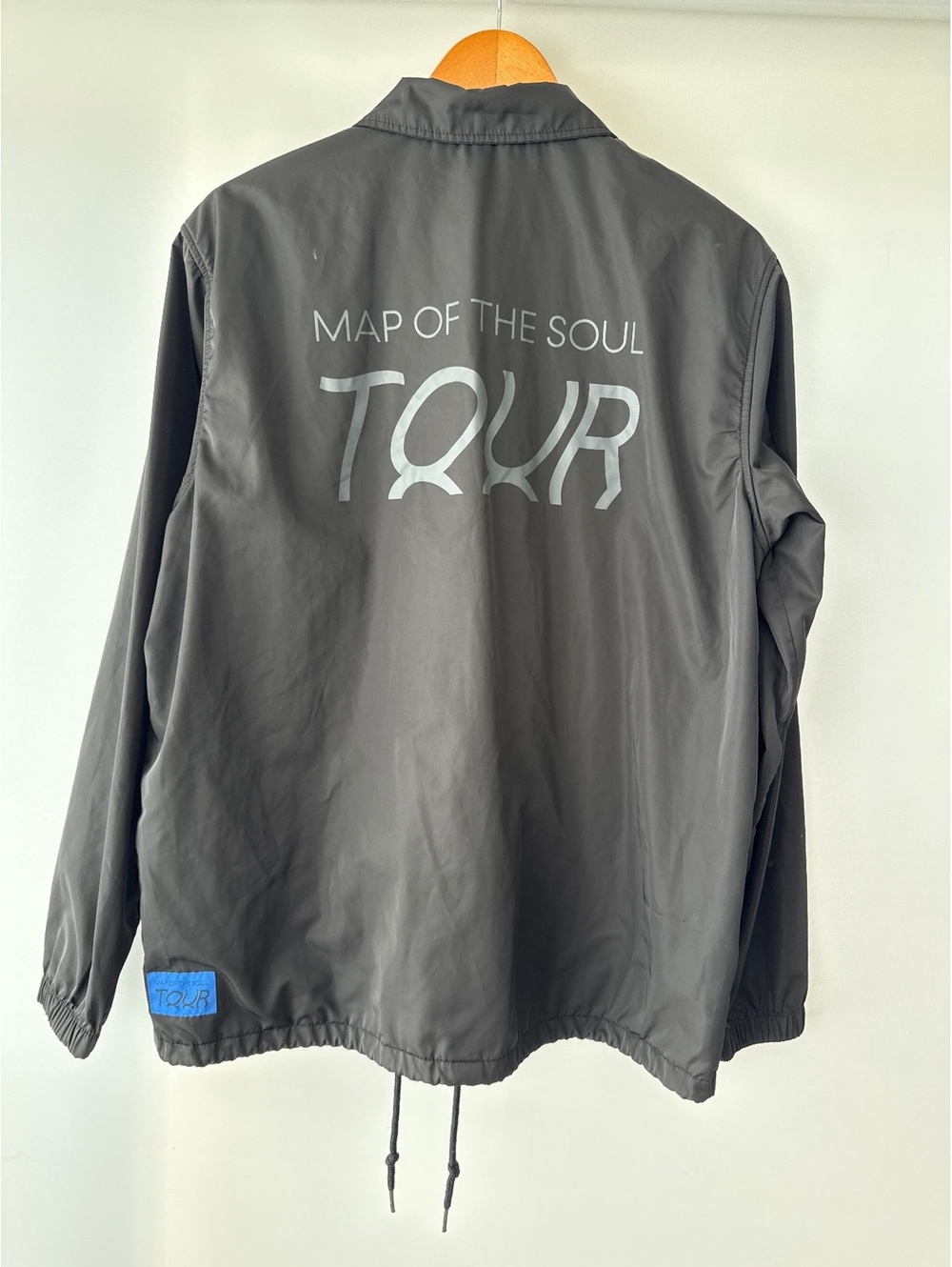 BTS Map of the Soul Tour Coach Jacket Black Big Hit Size F Kpop Official Merch